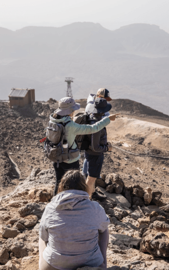 Climbing Pico del Teide