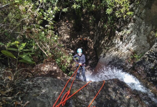 barranquismo en laurisilva