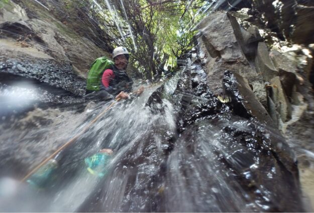 barranquismo en laurisilva