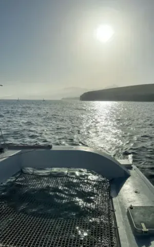Walbeobachtung auf Lanzarote im Ökokatamaran (Puerto Calero)