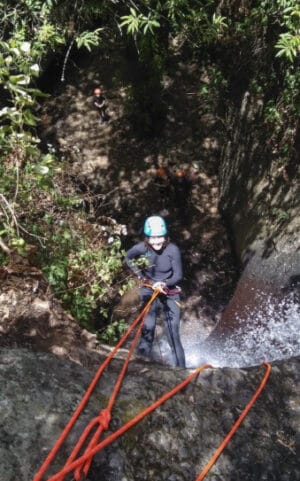 barranquismo en laurisilva