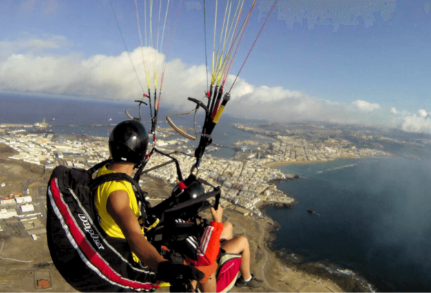 Gleitschirmfliegen auf Gran Canaria