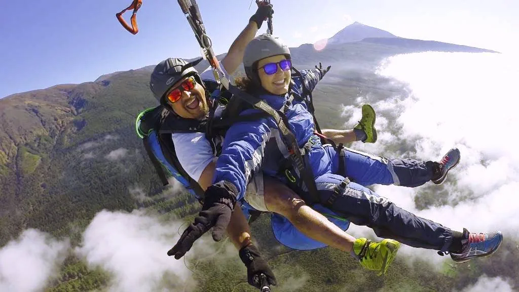 paragliding in tenerife