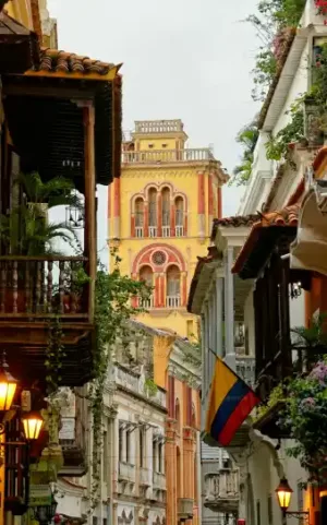 Edificio precioso en el centro histórico de Cartagena de Indias